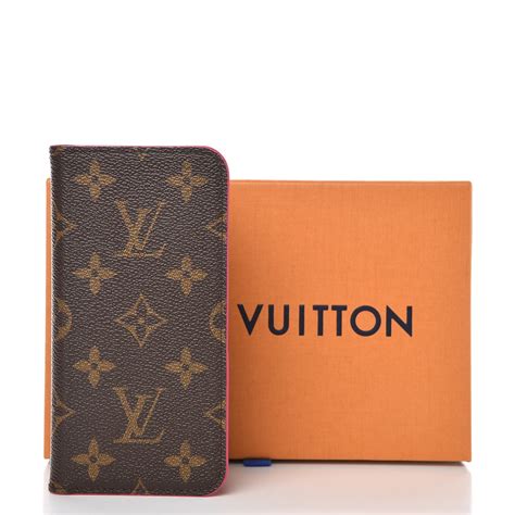 replica louis vuitton iphone x folio|louis vuitton folio phone case.